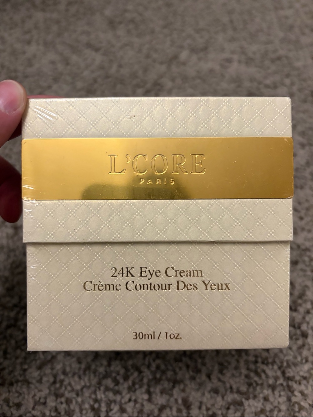 L’Core Paris 24k eye cream NIB